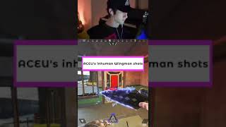 Aceu inHuman wingman shots😲😲 - Apex Legends