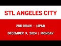 STL Angeles City result today 4pm draw afternoon result 2nd draw December 9, 2024 Monday