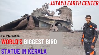 HUGE BIRD! Inside the World's Biggest Statue in Kerala - Jatayu Earth Center | solo trip | Ep: 27