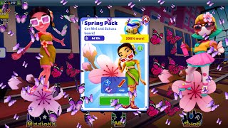 UNLOCKING SPRING PACK FOR FREE IN SUBWAY SURFERS VANCOUVER 2022 FULL SCREEN GAMEPLAY