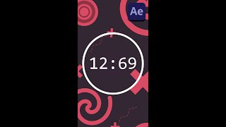 Countdown timer with expressions - After Effects Tutorial