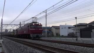 H27 1202　工9773ﾚ　EF81 133+ロンチキA編成　新津工臨