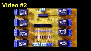 5v Relay Trigger circuit  8 channel Relay driver circuit with ULN2803 in Hindi