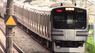 [高速通過]横須賀線E217系新川崎駅〜横浜駅を高速通過