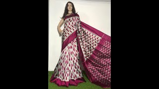 V93 : Light weight Semi Rajkot Sarees.