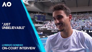 Lorenzo Sonego On-Court Interview | Australian Open 2025 Fourth Round