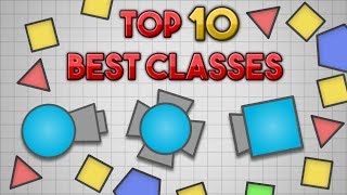 Diep.io // TOP 10 BEST CLASSES [2018] // Strongest Diep.io Tanks
