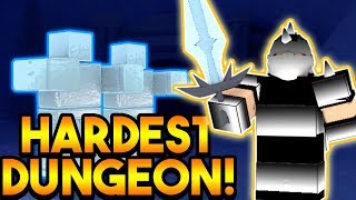 Dungeon Quest W Friends Roblox High Level Gameplay - roblox dungeon quest azerite greatstaff how to get free