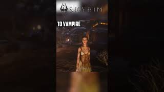 😱 Alva Reacts If The Dovahkiin Is A Vampire #skyrim