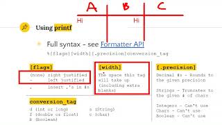 APCS Java printf tutorial
