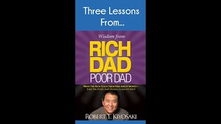 Rich Dad Poor Dad - Robert Kiyosaki | 3 lessons in 30 seconds | Self Education Series #shorts #money