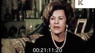 1970s Interview with Farideh Ghotbi Mother of Iran Empress Farah Diba