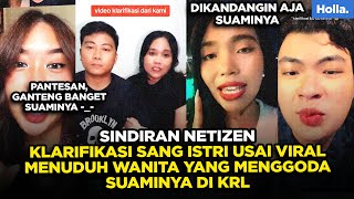 Sindiran Netizen Klarifikasi Istri Usai Viral Menuduh Wanita yang Menggoda Suaminya di KRL