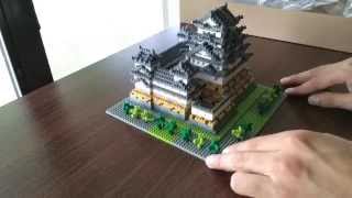 Nanoblock Himeji Castle Time-Lapse