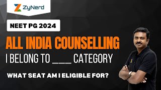 All India Counselling | I Belong to ___ Category | NEET PG 2024