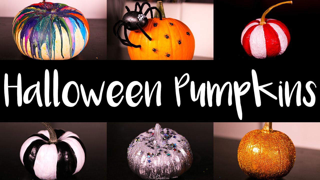 Halloween Pumpkin Decorating Ideas Diy Youtube