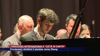 Etg - Concorso internazionale “Città di Cantù”, proclamato vincitore il pianista Jacky Zhang