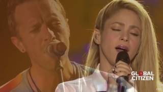 Coldplay ft  Shakira - Yellow live at Global Citizen Festival Hamburg.