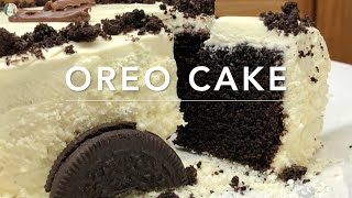 Easy Eggless Oreo Cake recipe | Oreo cake recipe | Easy Oreo Cake for 1 Year of Sattvik Kitchen