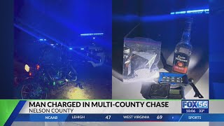 Motorcycle police chase in Nelson, Marion counties leads to tasing, drug arrest