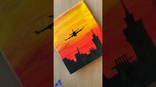 new acrylic painting on canvas 🖌️🎨 | for beginners | #viral #trending #acrylicpainting