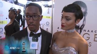 48th NAACP Image Awards Red Carpet:  Janeisha John with Lemuel Plummer