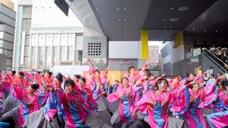 [4K] 大阪教育大学YOSAKOIソーランサークル 凜憧　龍馬よさこい 2018　1日目　JR京都駅駅前広場