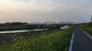 東武野田線江戸川橋梁（川間駅-南桜井駅間）