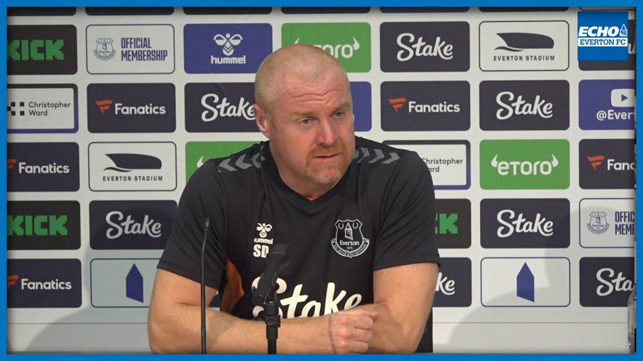 EVERTON V FULHAM | Sean Dyche's Press Conference - YouTube