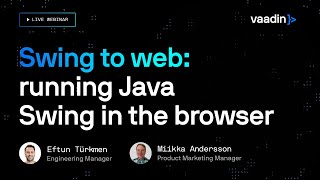 Swing to web: running Java Swing in the browser