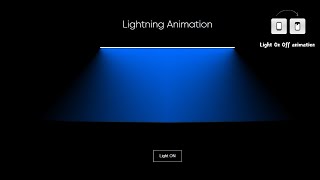 light bulb toggle button using html css javascript