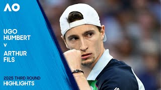 Ugo Humbert v Arthur Fils Highlights | Australian Open 2025 Third Round