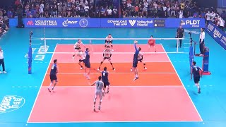 Simone Giannelli amazing volleyball setter in Italy - Japan at VNL