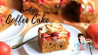 Apricot \u0026 Raspberry Coffee Cake Recipe | Summer Coffee Cake