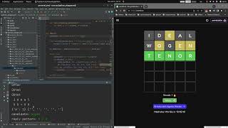 Wordle solver in python Demo [deutsch]