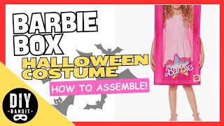 🔥 Barbie Box Girls’ Halloween Costume➔ How to Put Together (Step-by-Step Instructions)