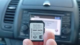 Nissan Sat Nav Map No SD Card Error - How to Fix