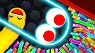 slitherio gameplay video ( wormat game wold record ( snake gameplay ( OMG / slither.io game) Lucky