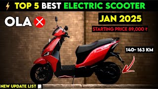 ⚡ Top 5 Best Electric Scooter | Jan 2025 | Best Electric scooter 2025 | Ev Auto gyan