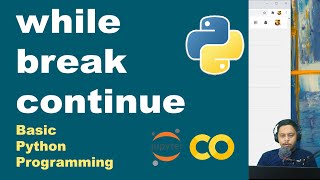 while - break - continue | Basic Python | Pemrograman Dasar Python | Part 8
