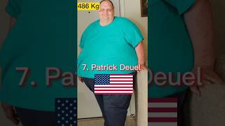 Top 10 Fattest Person in the world #youtube #ytshorts #shorts #fattest #facts