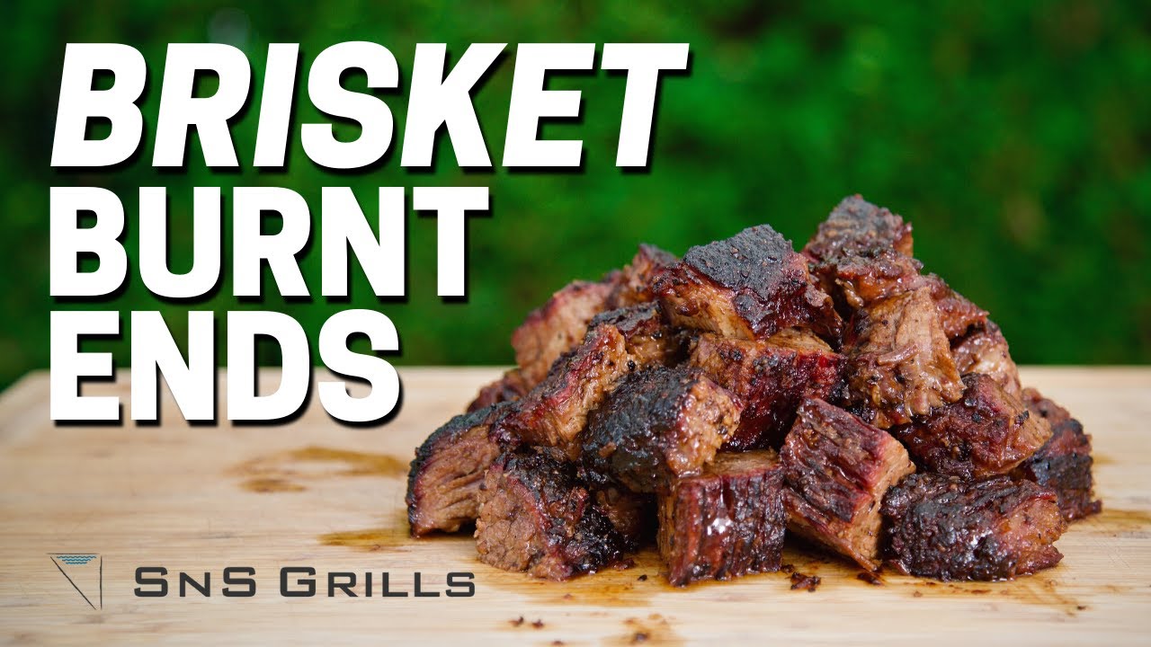 Brisket Burnt Ends Recipe - Smoked Beef Brisket Burnt Ends On Kettle ...