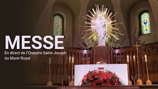 Messe du 17 février 2023 en direct de l'Oratoire Saint-Joseph