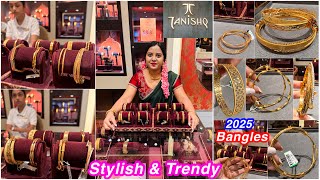 2025 New Trendy \u0026 stylish 11.5% VA gold bangle collections from Tanishq🤩| 2025 Daily wear Bangles