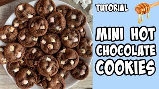 Mini Hot Chocolate Cookies! Recipe tutorial #Shorts
