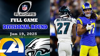 Los Angeles Rams Vs. Philadelphia Eagles FULL GAME Jan 19, 2025 | Divisional Playoffs NFL