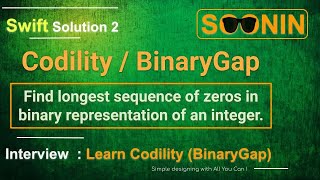 Interview, Swift 2 : Codility / BinaryGap (Find longest sequence of zeros in binary representation)