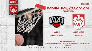 WKK Wrocław - AZS UJK Kielce (1/2 MMP U15 Mężczyzn)