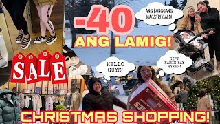 NAG -40 NG LAMIG! ANG DAMING REGALONG NATANGGAP NI BABY! CHRISTMAS SHOPPING BUDOLAN 2.0 |vlogmas