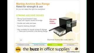 Marbig Archive Box Range